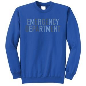 Er Tech Emergency Departt Technician Emergency Nurse Cool Gift Tall Sweatshirt