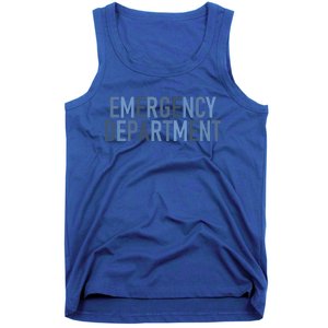 Er Tech Emergency Departt Technician Emergency Nurse Cool Gift Tank Top