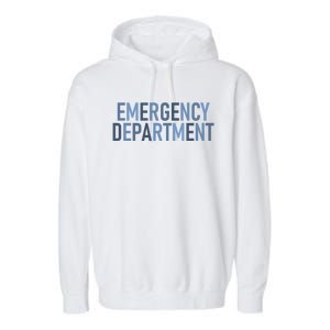 Er Tech Emergency Departt Technician Emergency Nurse Cool Gift Garment-Dyed Fleece Hoodie