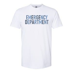 Er Tech Emergency Departt Technician Emergency Nurse Cool Gift Softstyle CVC T-Shirt