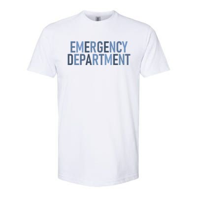 Er Tech Emergency Departt Technician Emergency Nurse Cool Gift Softstyle CVC T-Shirt