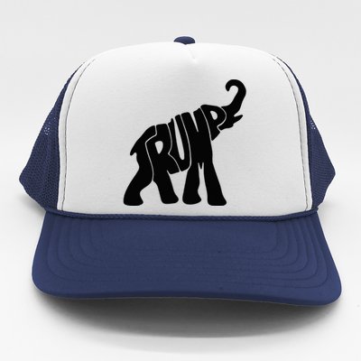 Elehphant Trump Trucker Hat