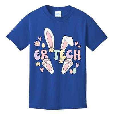 Er Tech Easter Bunny Emergency Room Tech Easter Day Gift Kids T-Shirt