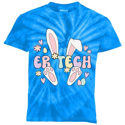 Er Tech Easter Bunny Emergency Room Tech Easter Day Gift Kids Tie-Dye T-Shirt