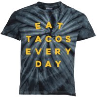 Eat Tacos Everyday Kids Tie-Dye T-Shirt