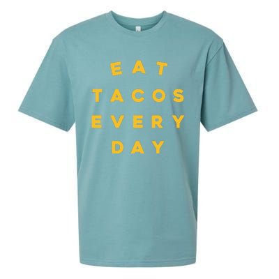 Eat Tacos Everyday Sueded Cloud Jersey T-Shirt