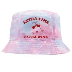 Extra Time = Extra Wine Tie-Dyed Bucket Hat