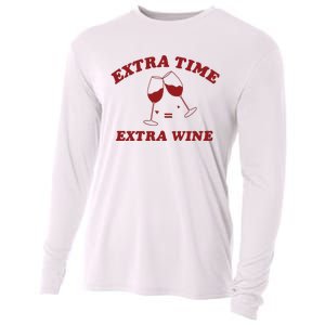 Extra Time = Extra Wine Cooling Performance Long Sleeve Crew