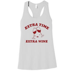 Extra Time = Extra Wine Women's Racerback Tank