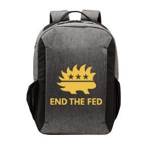 End The Fed Libertarian Porcupine Anti Federal Reserve Vector Backpack