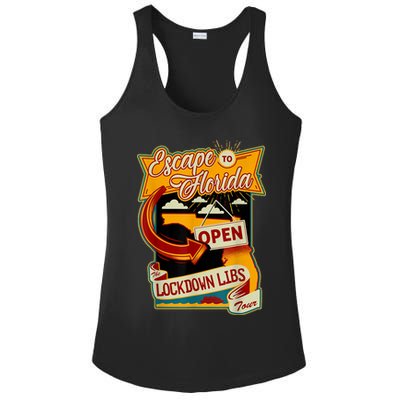 Escape To Florida Open The Lockdown Libs Tour Ladies PosiCharge Competitor Racerback Tank