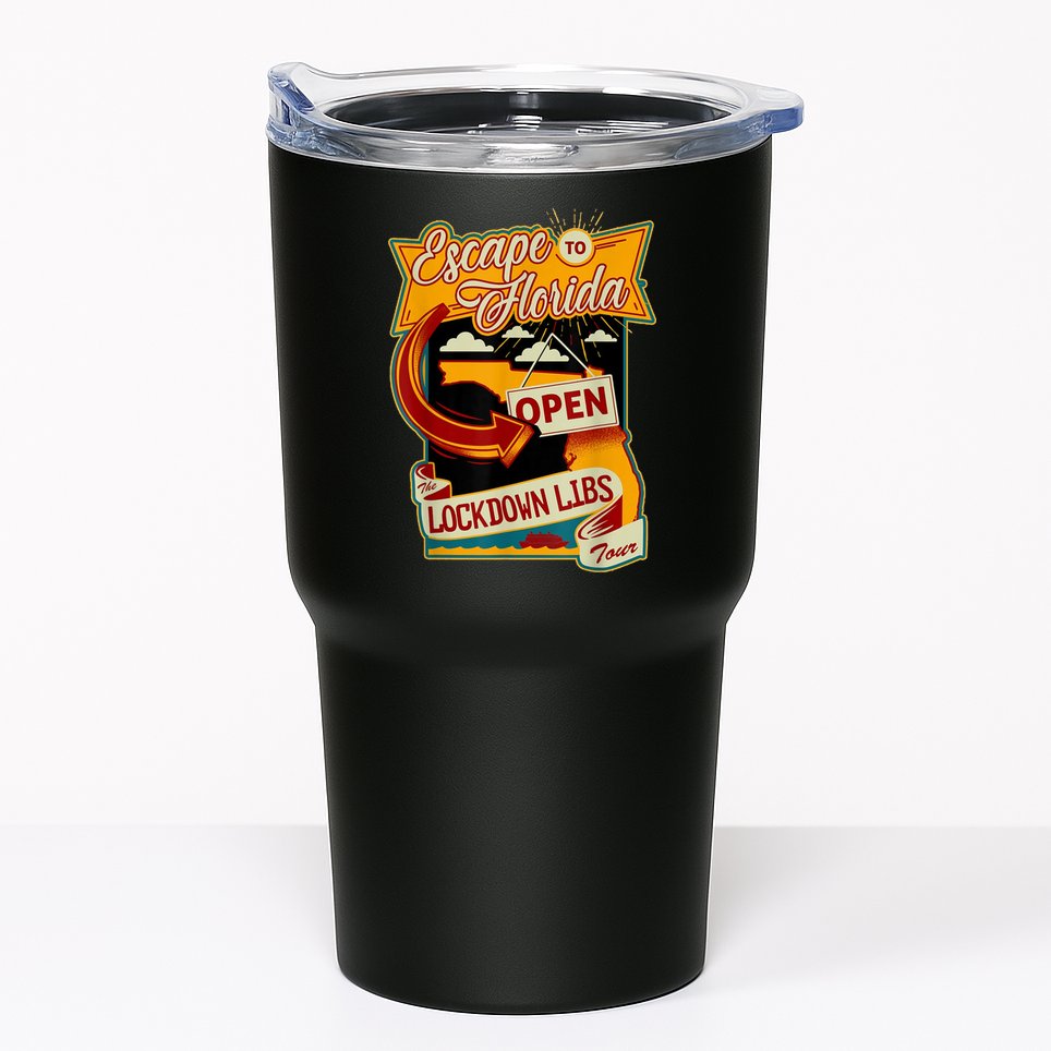 Escape To Florida Open The Lockdown Libs Tour Tumbler