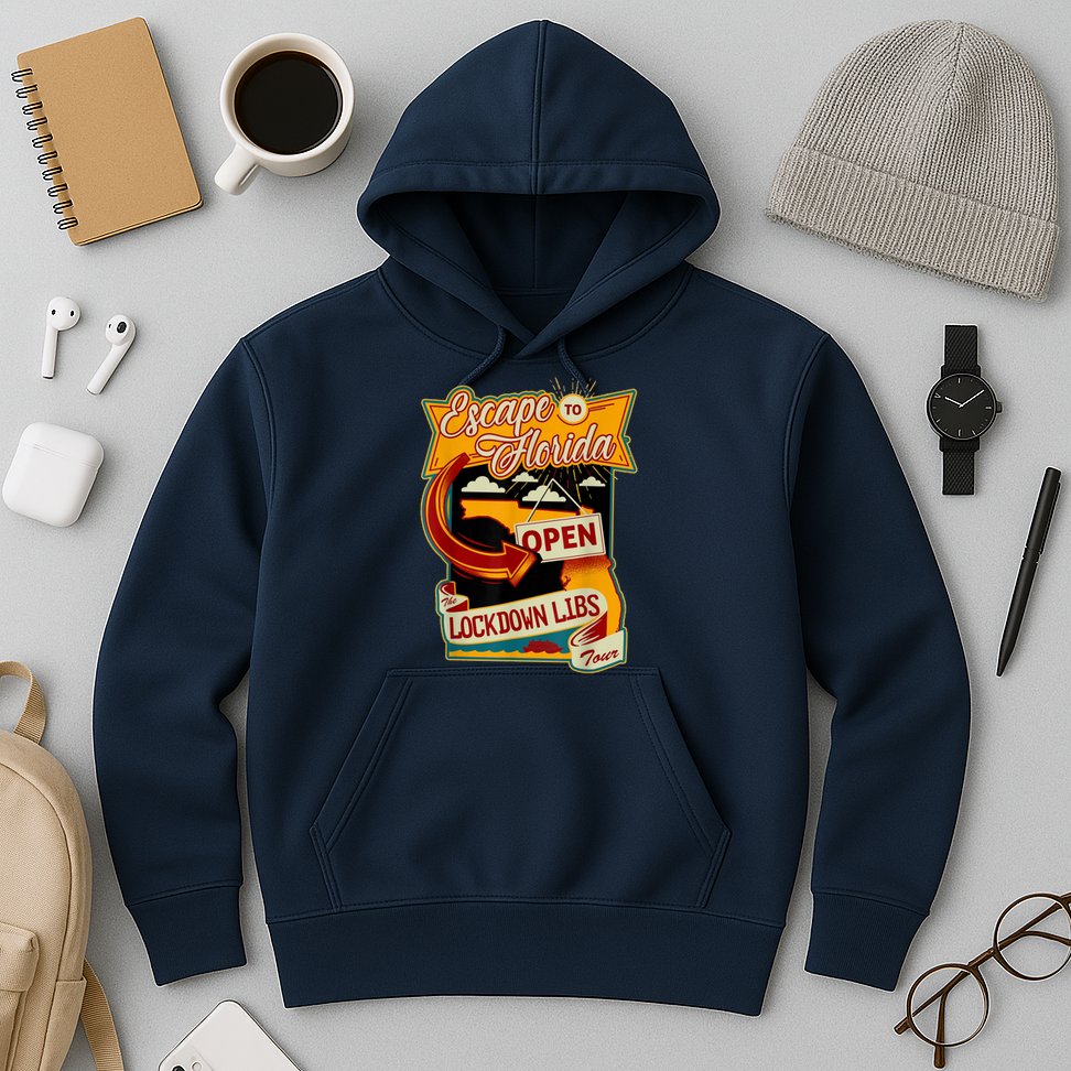 Escape To Florida Open The Lockdown Libs Tour Hoodie