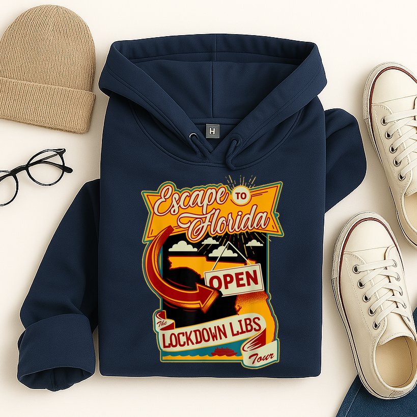 Escape To Florida Open The Lockdown Libs Tour Hoodie