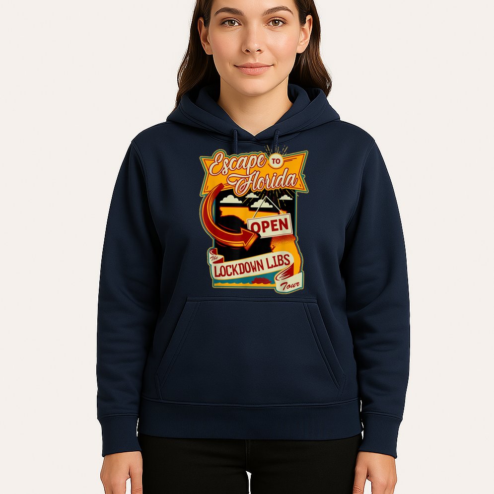 Escape To Florida Open The Lockdown Libs Tour Hoodie