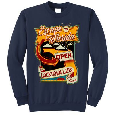 Escape To Florida Open The Lockdown Libs Tour Sweatshirt