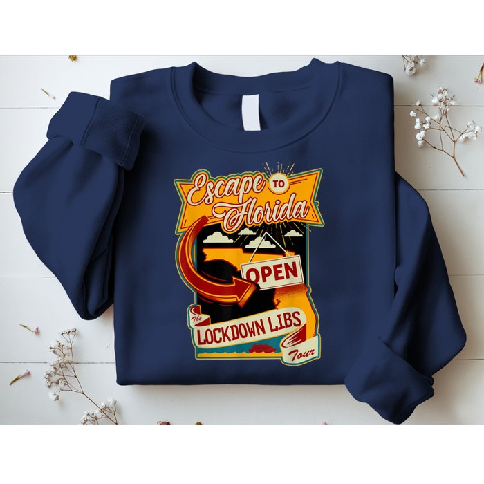 Escape To Florida Open The Lockdown Libs Tour Sweatshirt