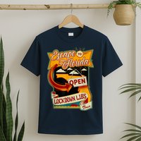 Escape To Florida Open The Lockdown Libs Tour T-Shirt