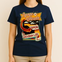 Escape To Florida Open The Lockdown Libs Tour T-Shirt