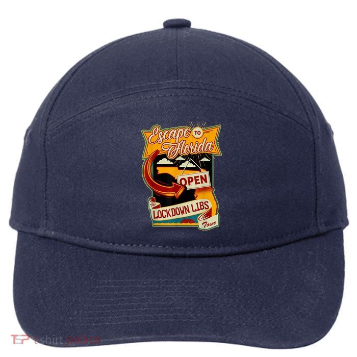 Escape To Florida Open The Lockdown Libs Tour 7-Panel Snapback Hat