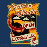 Escape To Florida Open The Lockdown Libs Tour 7-Panel Snapback Hat