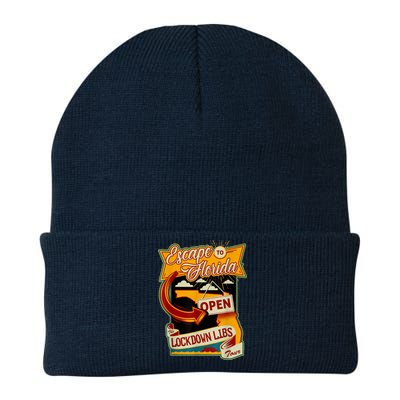 Escape To Florida Open The Lockdown Libs Tour Knit Cap Winter Beanie