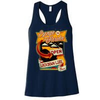 Escape To Florida Open The Lockdown Libs Tour Women's Racerback Tank