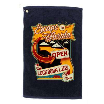 Escape To Florida Open The Lockdown Libs Tour Golf Towel