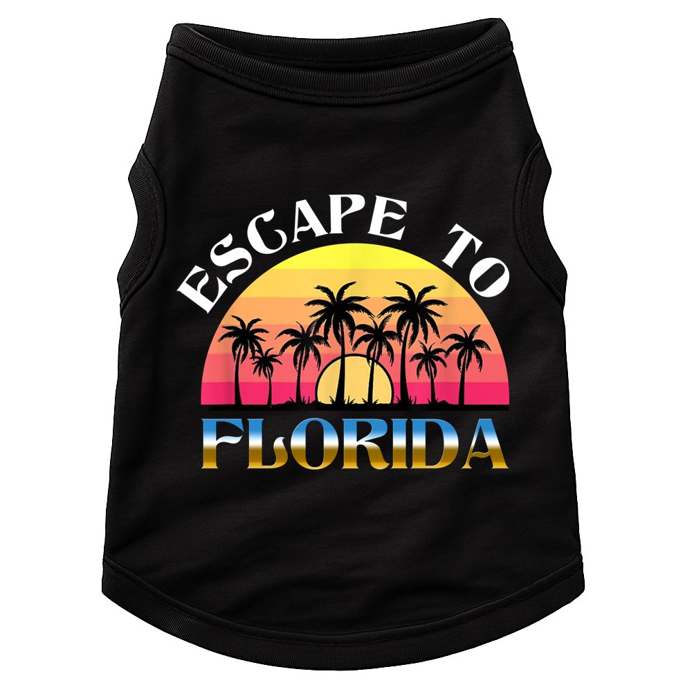 Escape To Florida Doggie Tank
