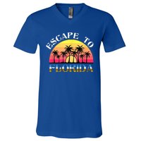 Escape To Florida V-Neck T-Shirt