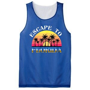 Escape To Florida Mesh Reversible Basketball Jersey Tank