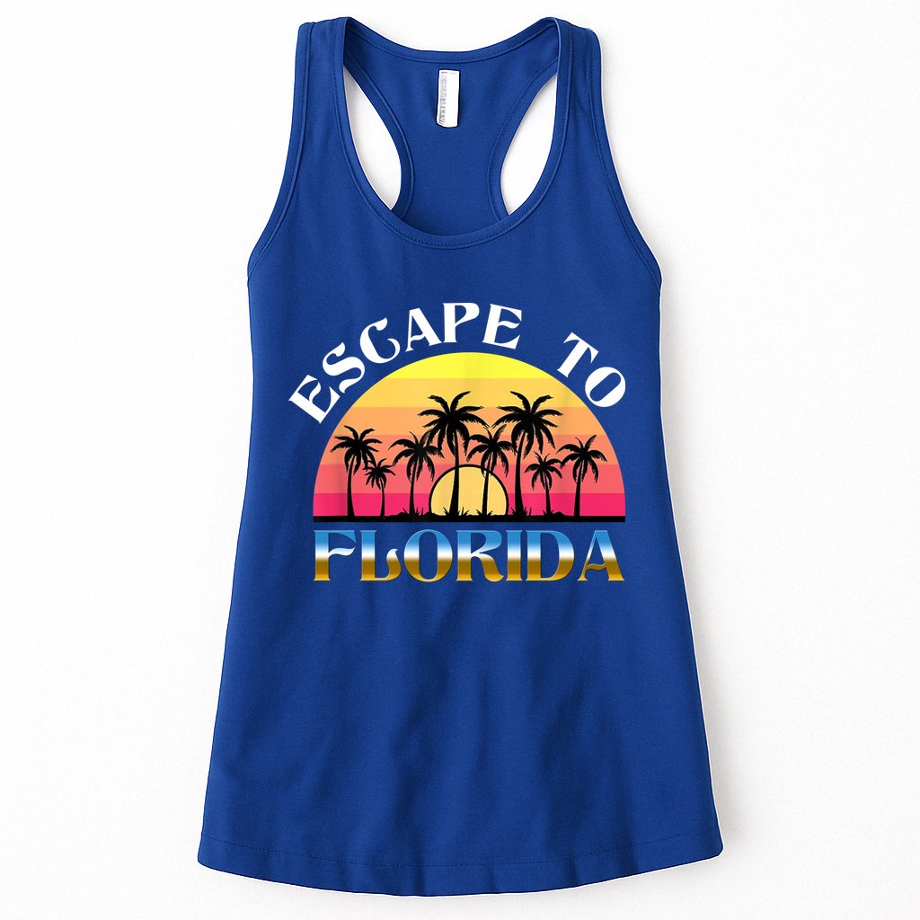 Escape To Florida Womens Tank Top