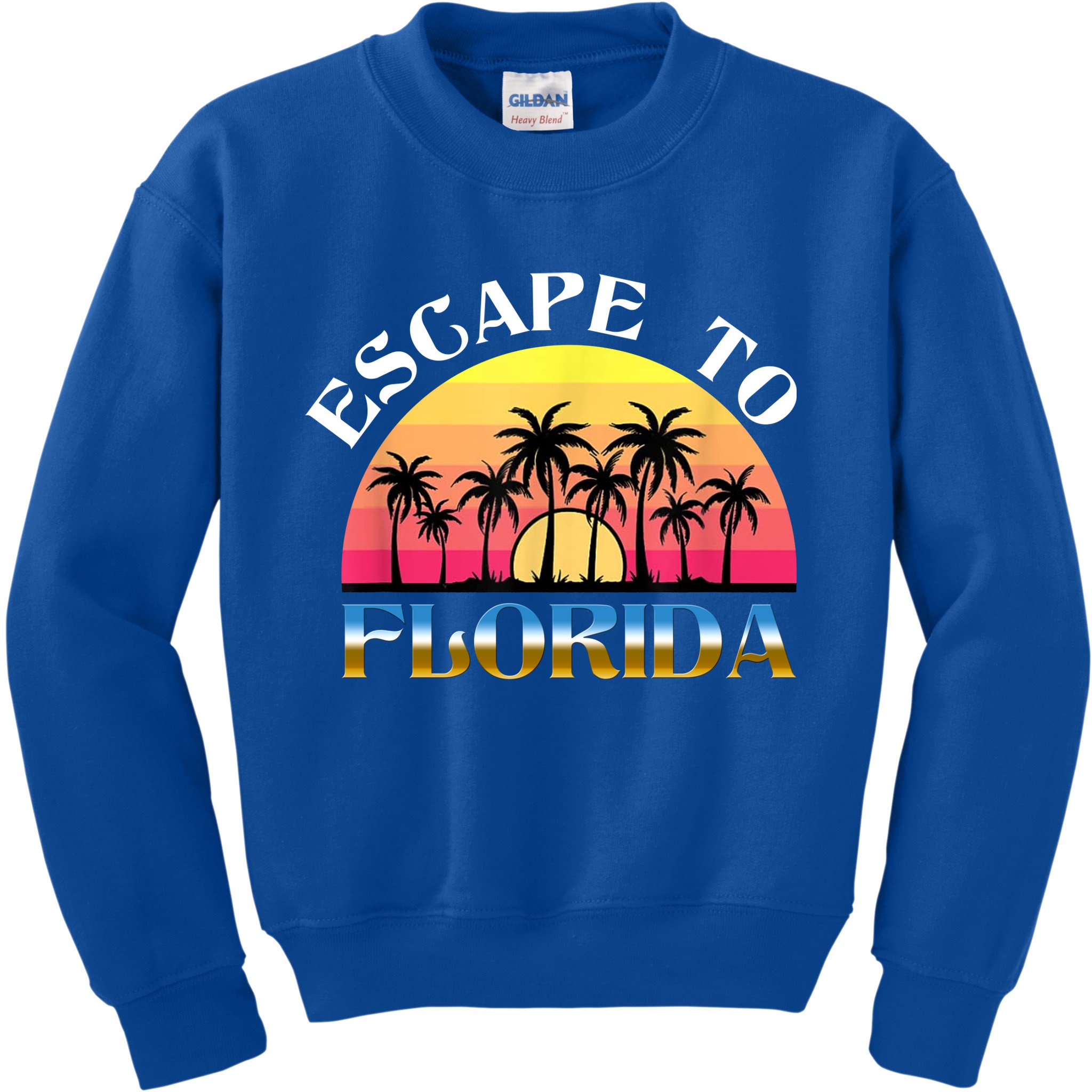 Escape To Florida Kids Sweatshirt