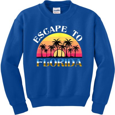 Escape To Florida Kids Sweatshirt