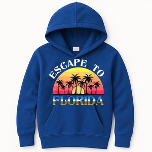 Escape To Florida Kids Hoodie