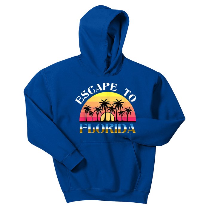 Escape To Florida Kids Hoodie