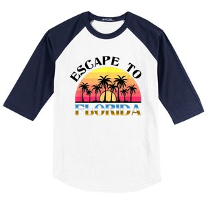 Escape To Florida Baseball Sleeve Shirt