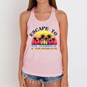 Escape To Florida Women's Knotted Racerback Tank