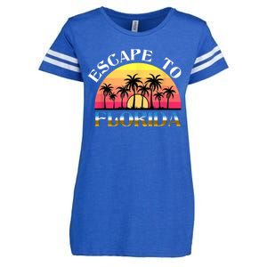 Escape To Florida Enza Ladies Jersey Football T-Shirt