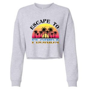 Escape To Florida Cropped Pullover Crew