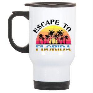 Escape To Florida Stainless Steel Travel Mug