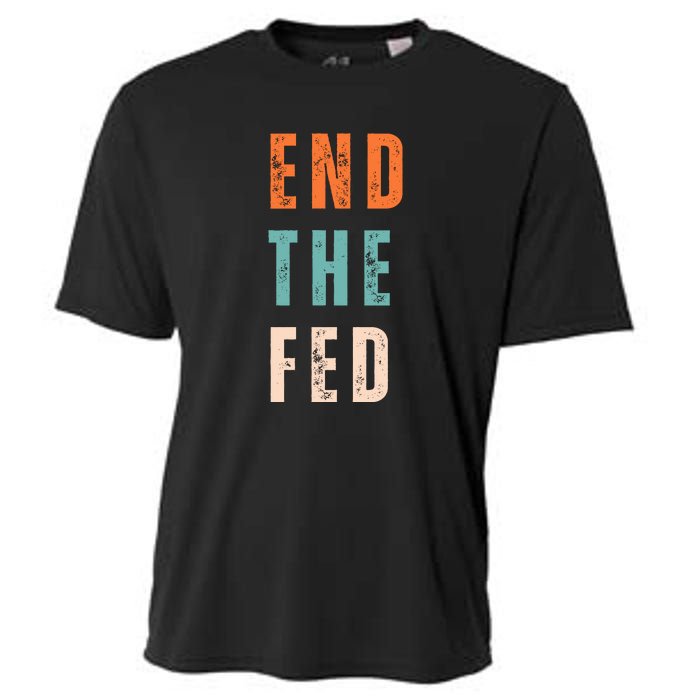 End The Fed Conservative Libertarian Cooling Performance Crew T-Shirt