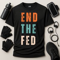 End The Fed Conservative Libertarian Cooling Performance Crew T-Shirt