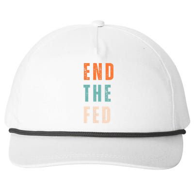 End The Fed Conservative Libertarian Snapback Five-Panel Rope Hat