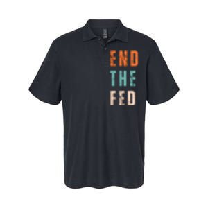 End The Fed Conservative Libertarian Softstyle Adult Sport Polo