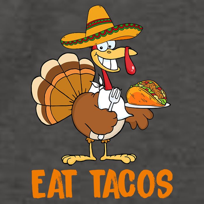 Eat Tacos Funny Turkey Thanksgiving Holiday Vector Backpack
