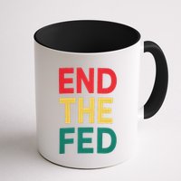 End The Fed Federal Reserve Bitcoin Over Fiat Currency Mug