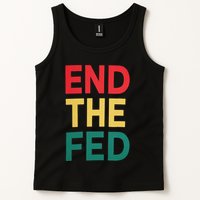 End The Fed Federal Reserve Bitcoin Over Fiat Currency Tank Top