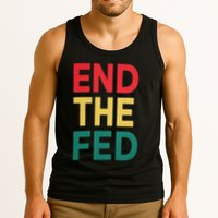 End The Fed Federal Reserve Bitcoin Over Fiat Currency Tank Top