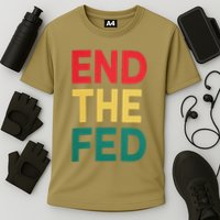 End The Fed Federal Reserve Bitcoin Over Fiat Currency Performance Shirt